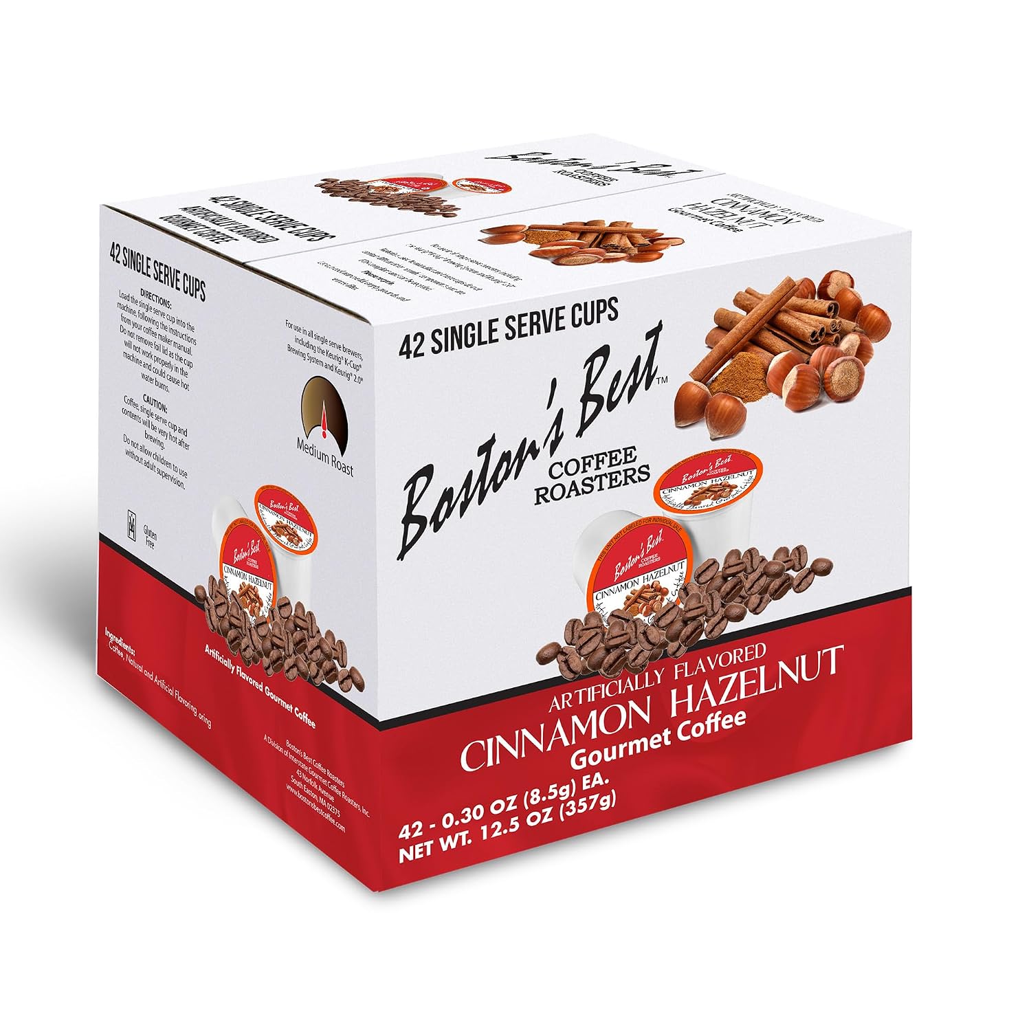 Boston’s Best - Aloha Coconut Flavored Delicious Gourmet Coffee Compatible with Keurig Coffee Maker, 1 Count (42 Single Serve Cups)