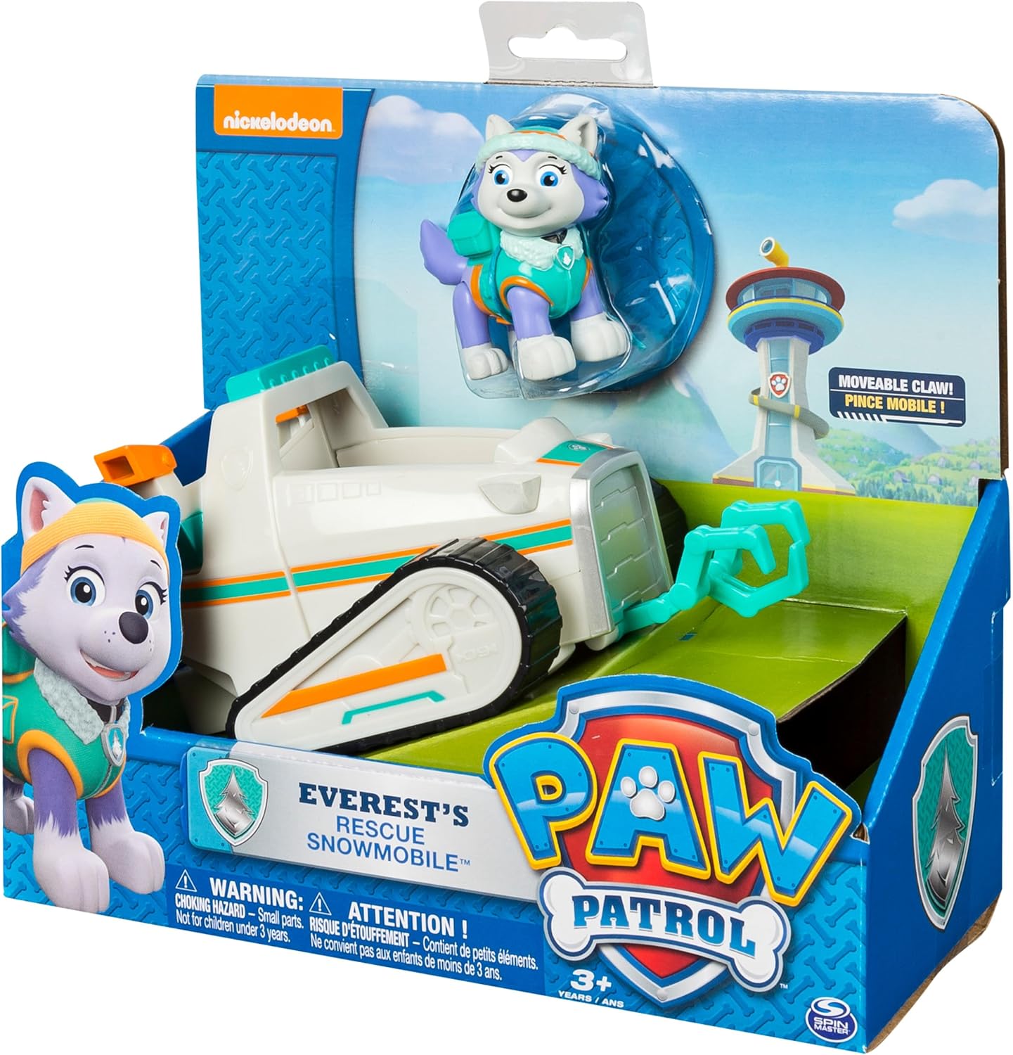 Paw Patrol Everest's Rescue Snowmobile, Vehicle and Figure