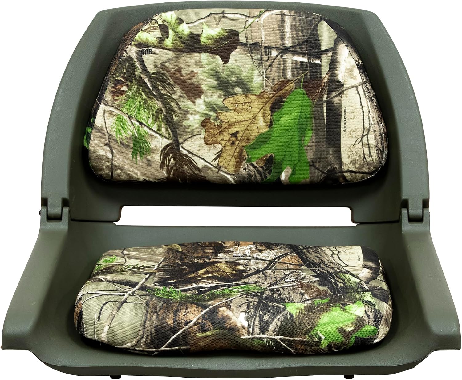 Wise Camo Padded Fold Down Seat, Shadow Grass Blades/Brown Shell
