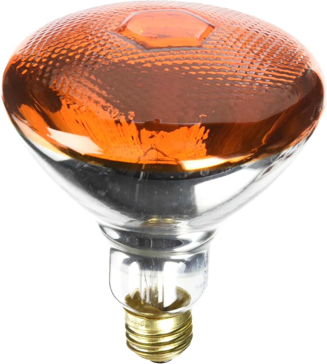 Westinghouse Lighting 0441100, 100 Watt, 120 Volt Amber Incandescent BR38 Light Bulb - 2000 Hours