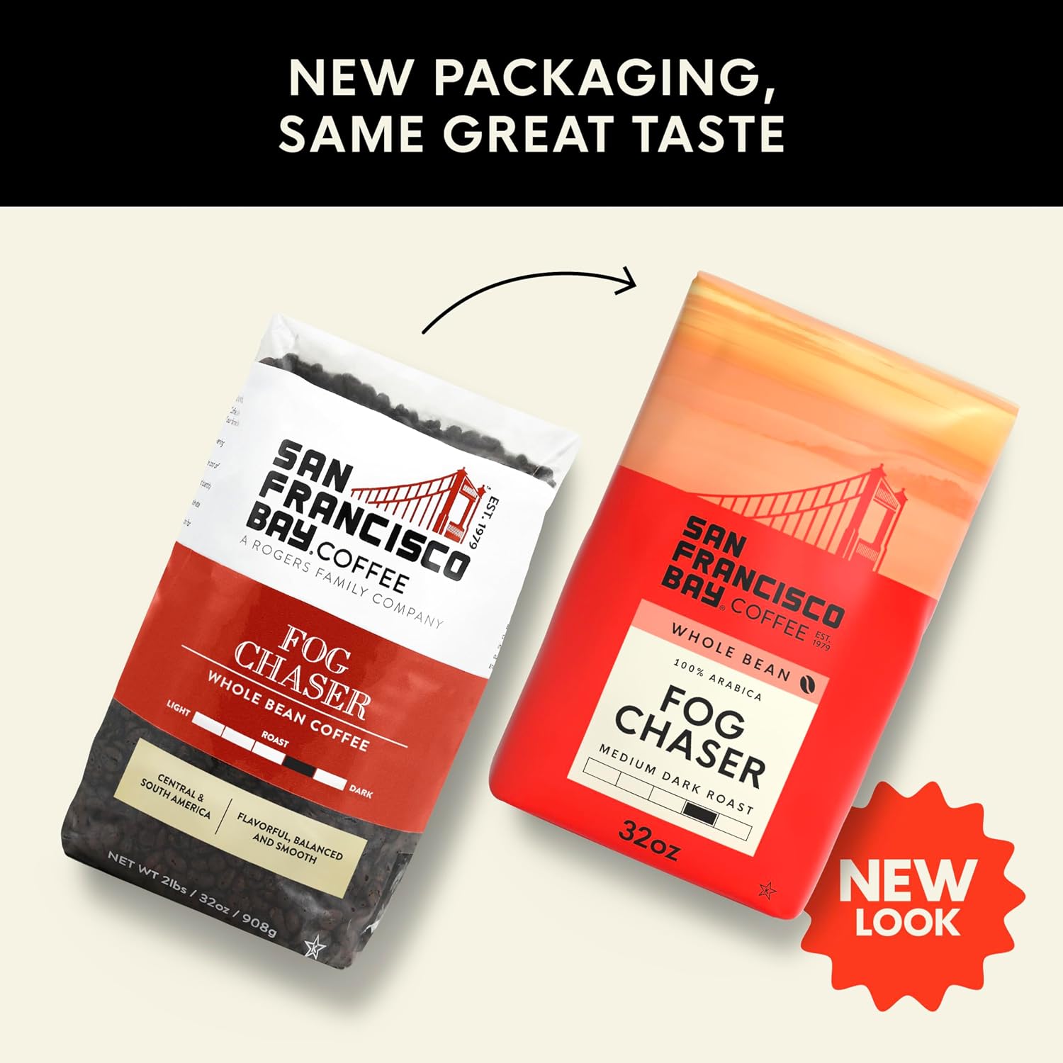 San Francisco Bay Coffee French Roast Whole Bean Coffee, 2 lb bag