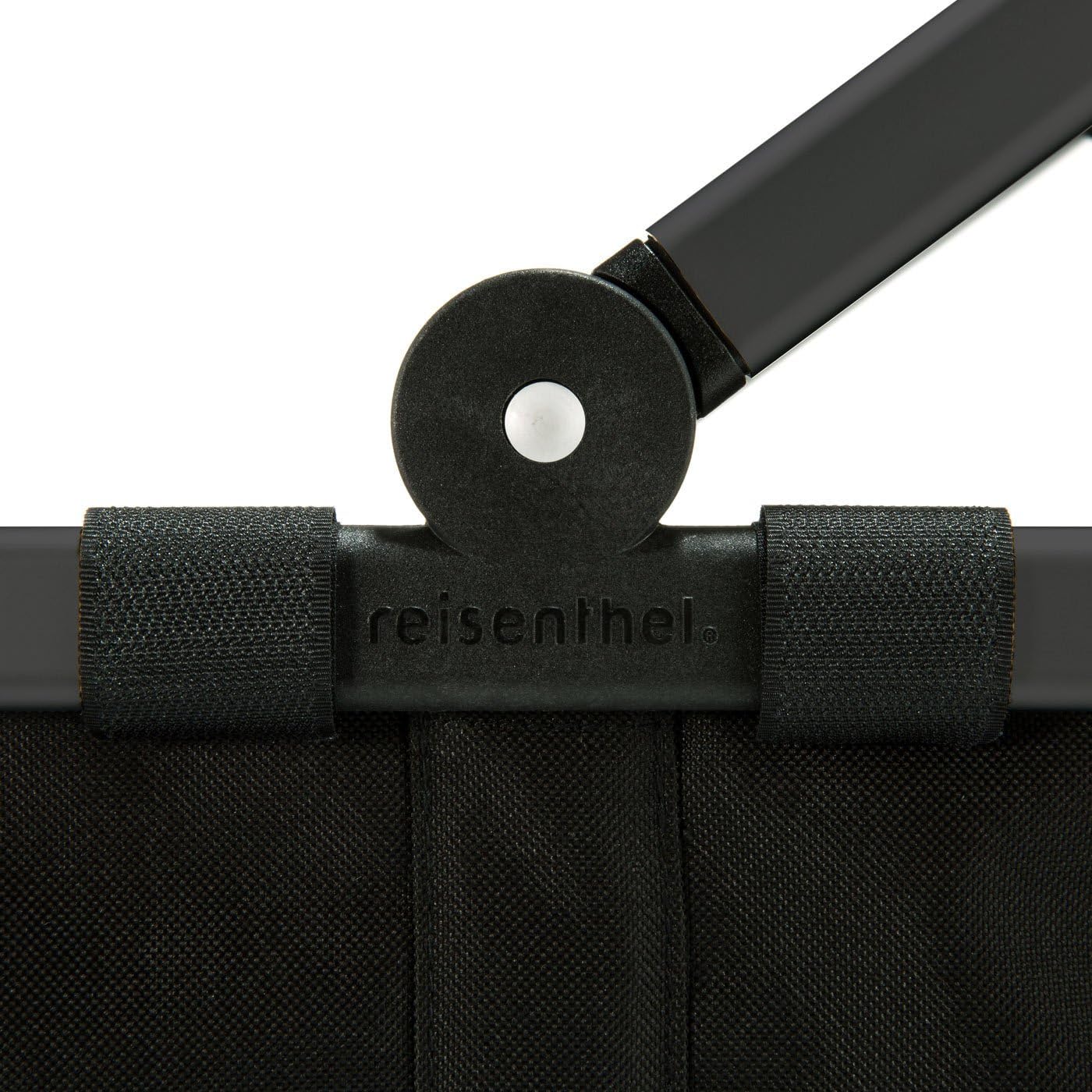 reisenthel carrybag frame black/black - Sturdy shopping basket with plenty of storage space and practical inner pocket - water-repellent