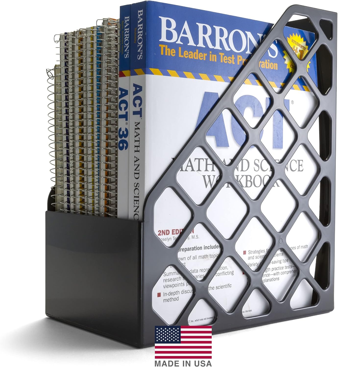 Officemate Recycled Large Magazine File, Black, 6 Each (26083)
