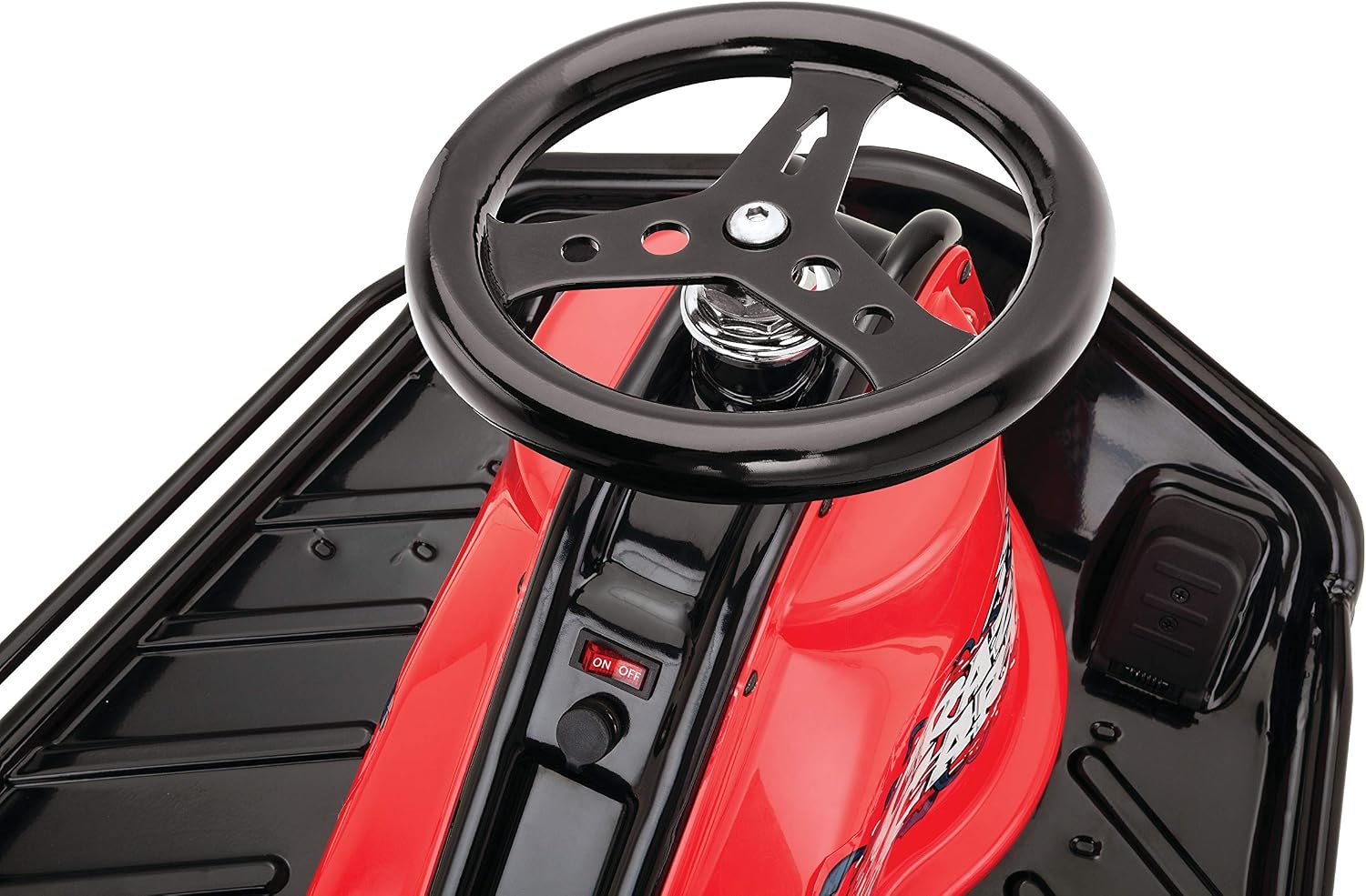 Razor Crazy Cart Sport - 24V Electric Drifting Go Kart, Variable Speed, Up to 12 mph, Up to 40 Minutes of Continuous Use