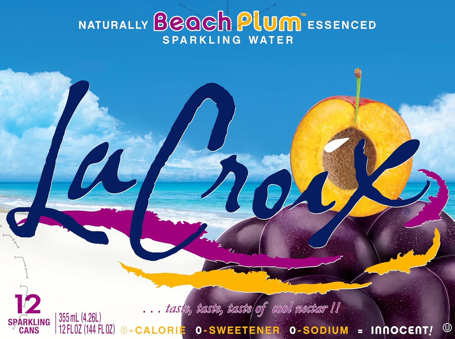 LaCroix Sparkling Water | Pineapple Coconut Flavor | 12-Pack | Naturally Essenced, Zero Calorie, Sodium Free | 12 Fl Oz Cans