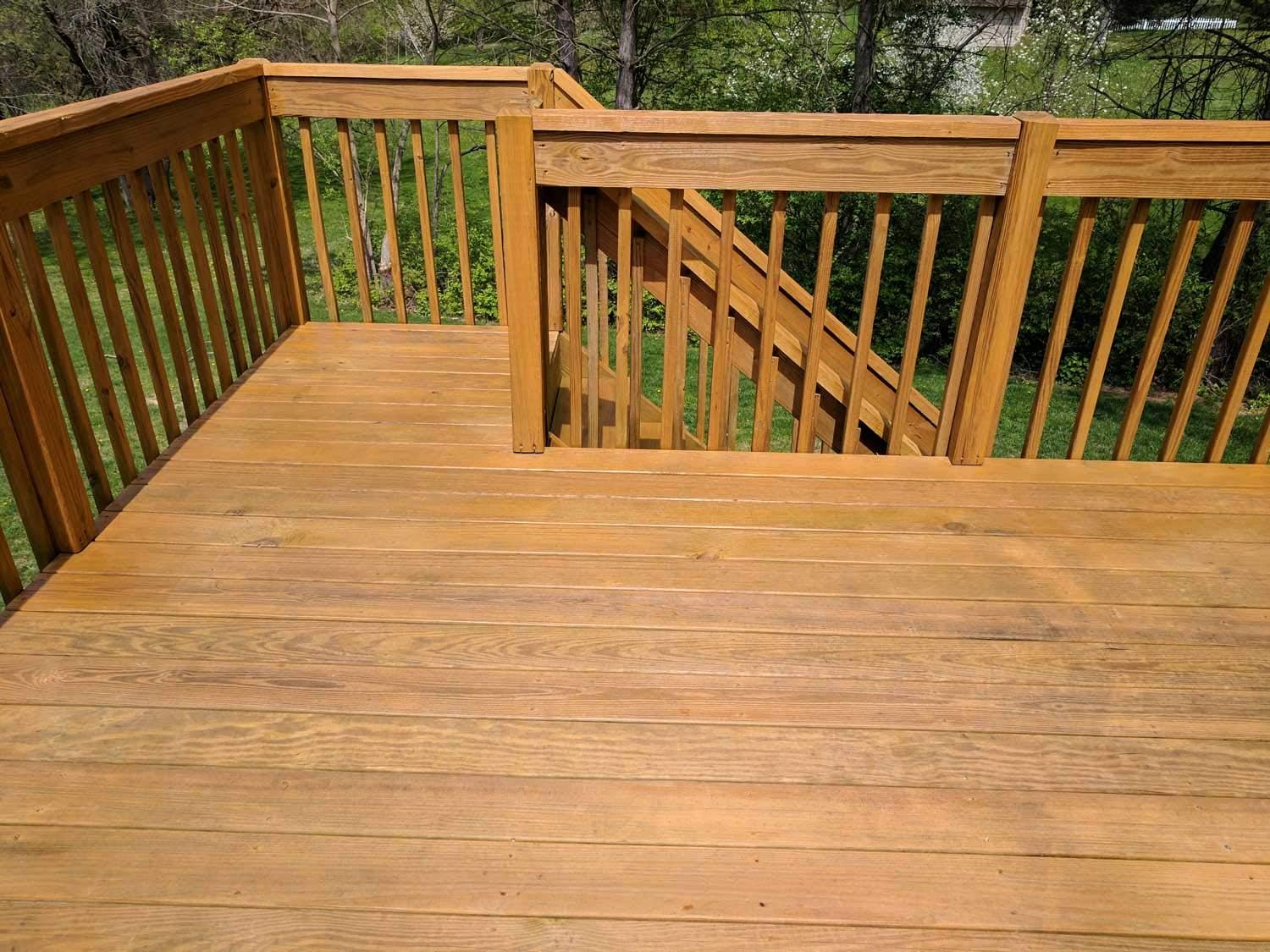#1 Deck Premium Wood Stain - Semi-Transparent, Water Based, Sealer in One - 1 Gallon