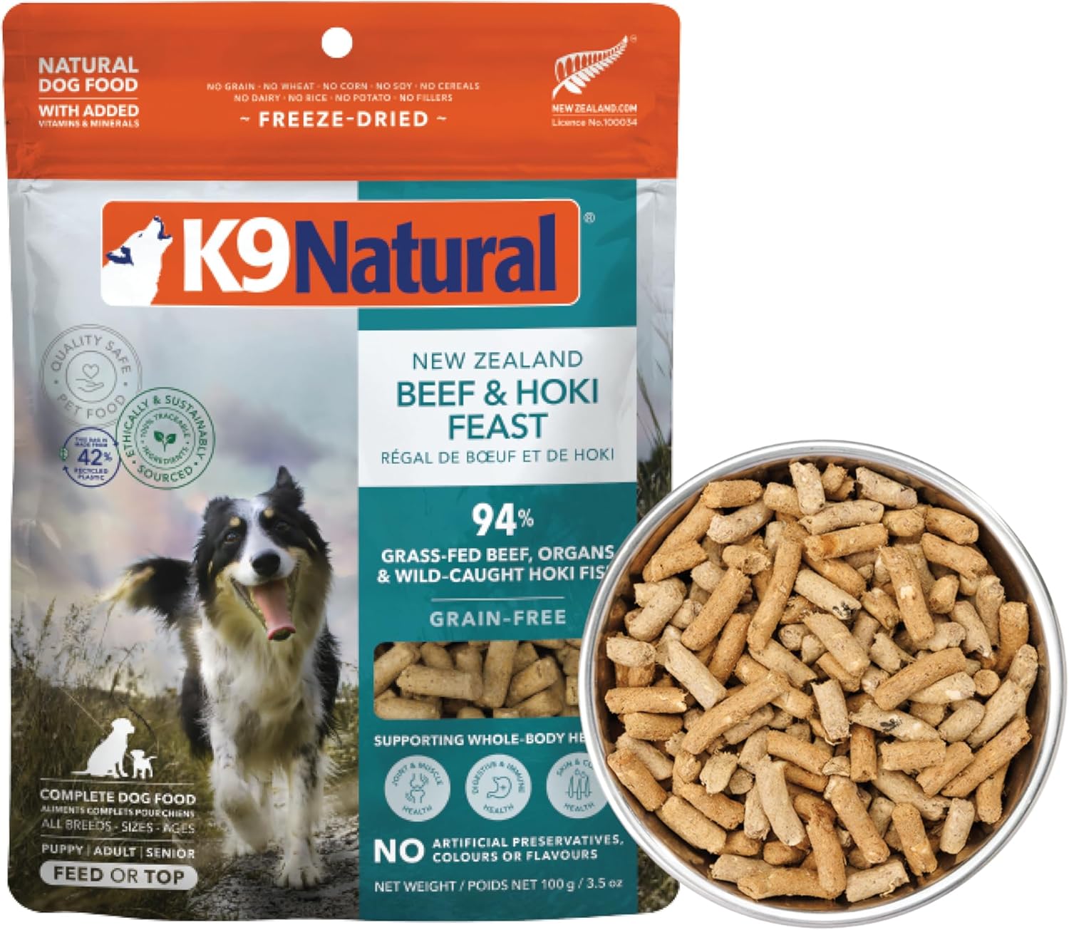 K9 Natural - Freeze Dried High Protein Grain-Free Dog Food Or Topper