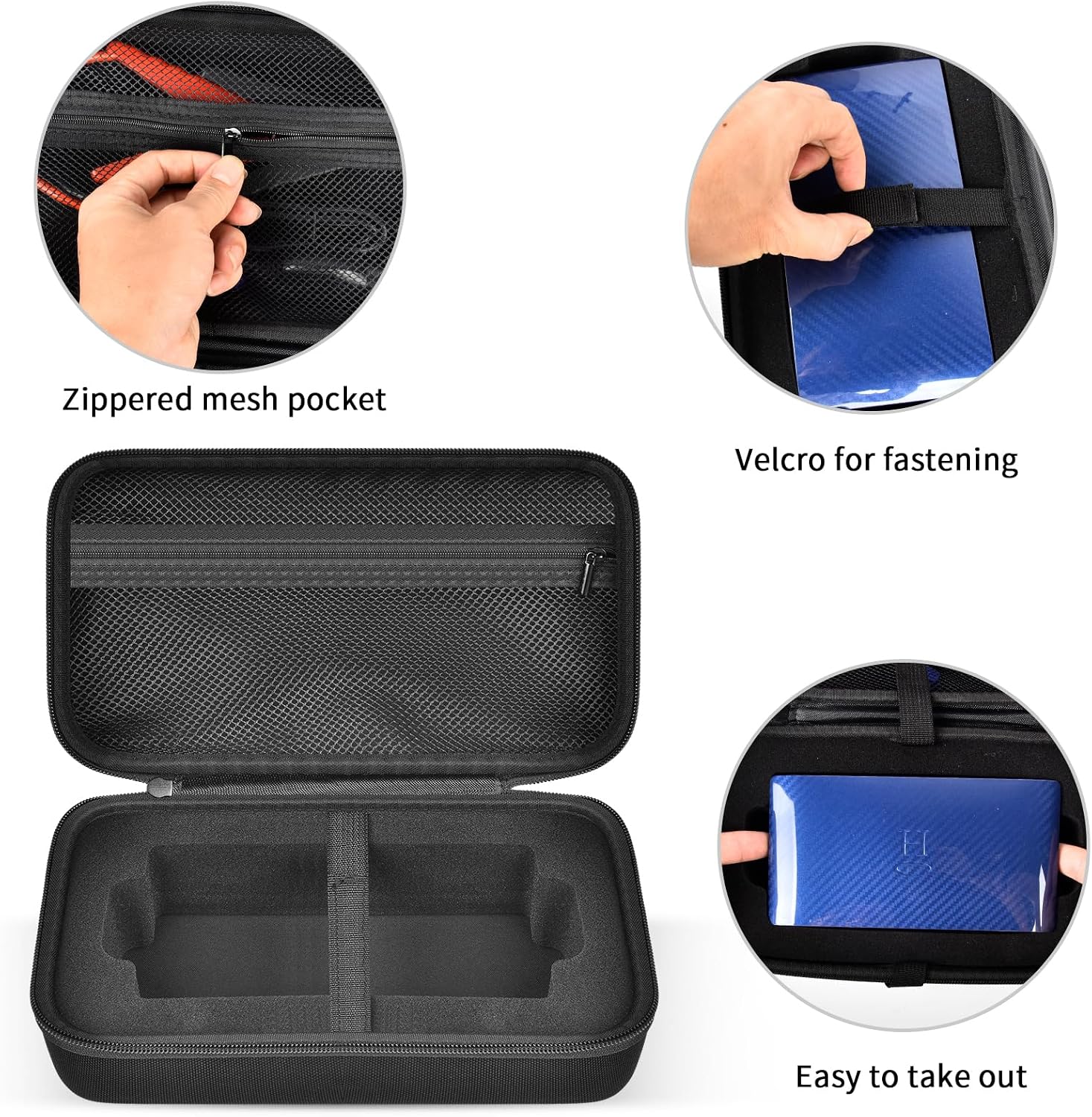 ANKHOH Hard Case Compatible with Halo Bolt Air 58830 mWh/Bolt 58830/57720 / ACDC Max 55500, Portable Car Jump Starter and Air Compressor Storage Bag