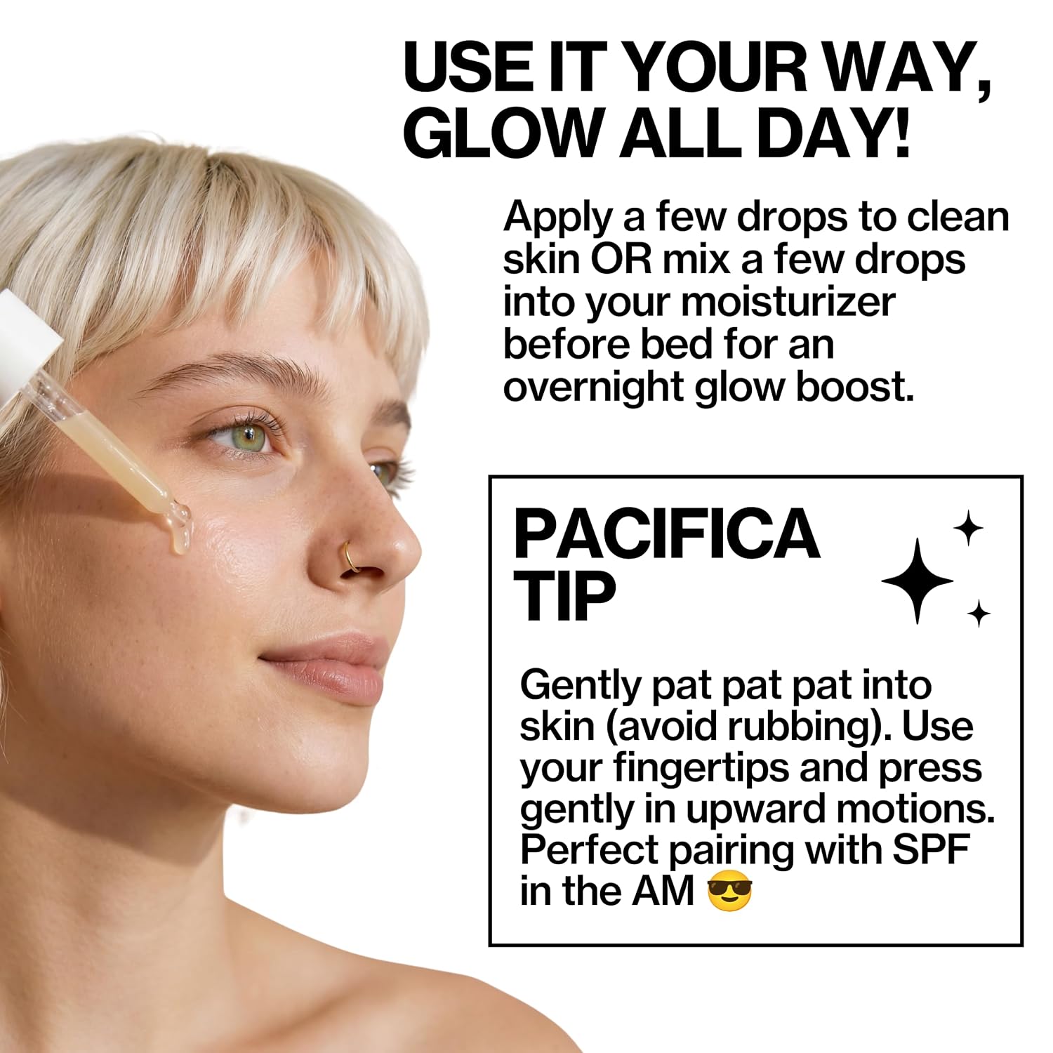 Pacifica Vitamin C Serum for Face – Glow Baby Brightening Facial Serum with Glycolic Acid – Vitamin C Booster Skin Care, Dark Spot Corrector, Vegan Skincare for Glowing Skin, Dermatologist Tested
