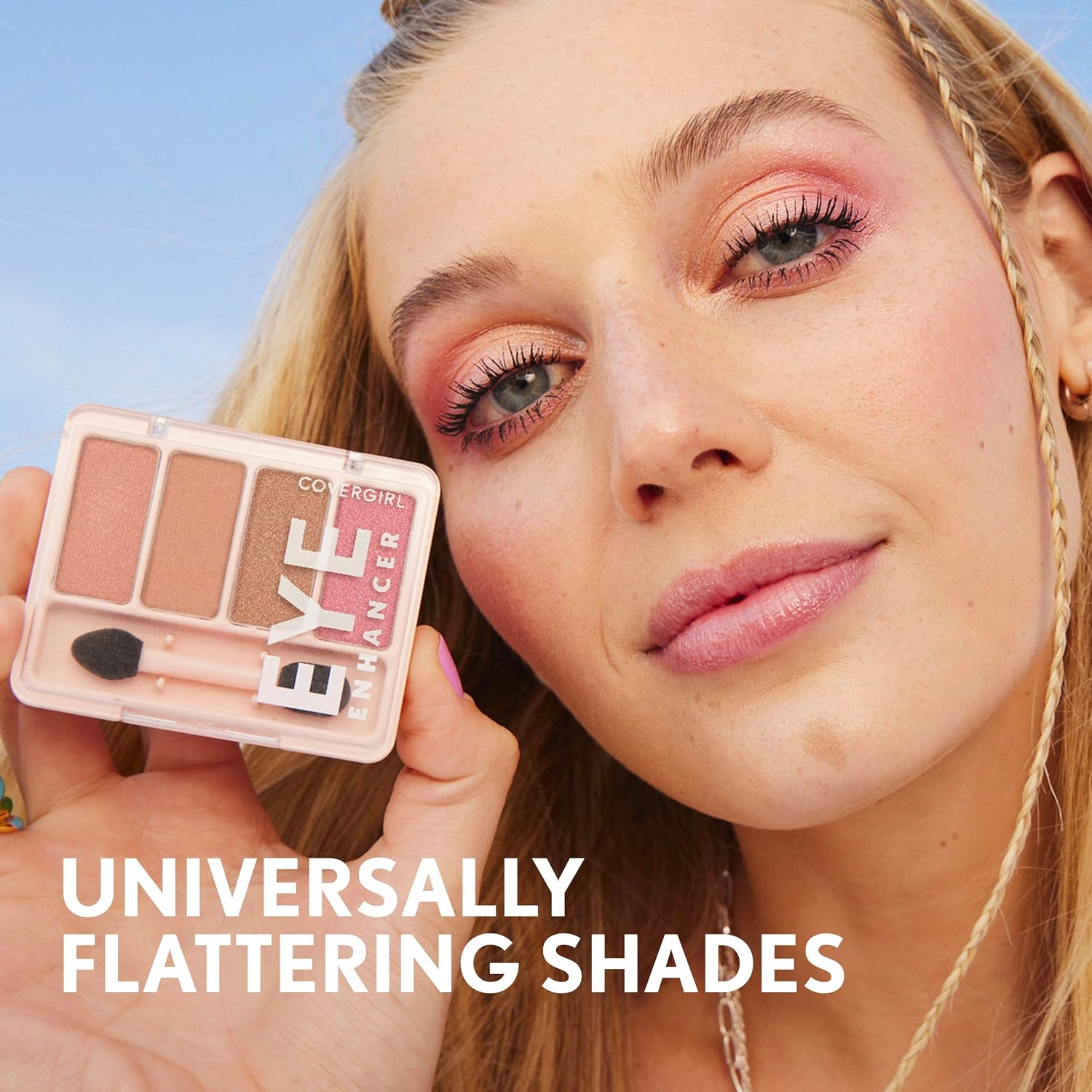 COVERGIRL - Eye Enhancers 1-Kit Eyeshadow, silky, sheer formula, double ended applicator, 100% Cruelty-free