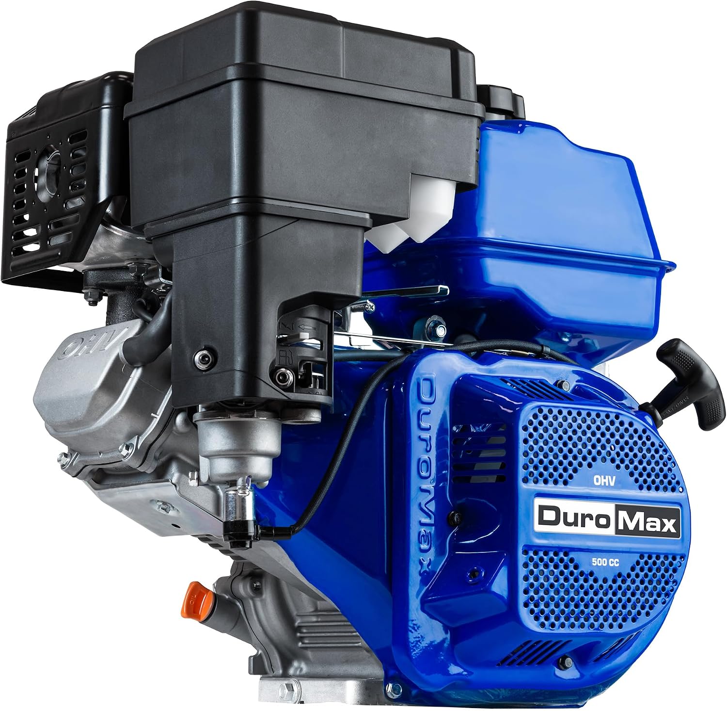 DuroMax XP7HPE 208cc Electric Start Gas Powered, 50 State Approved, Multi-Use Engine Blue