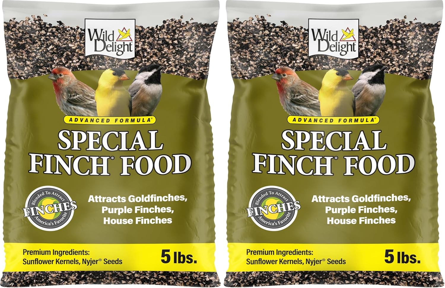 Wild Delight Deck, Porch N' Patio No Waste Bird Food, 5 lb, (374050)