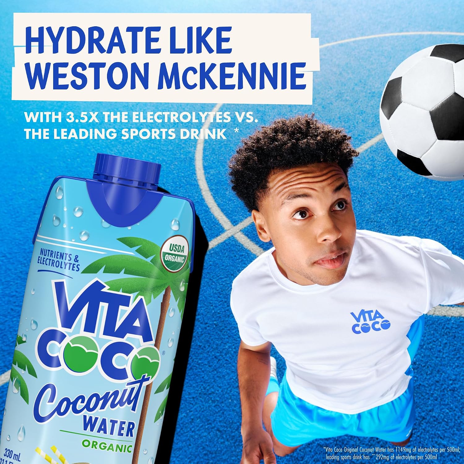 Vita Coco Organic Coconut Water, Original, 11.1 Oz (Pack of 12)