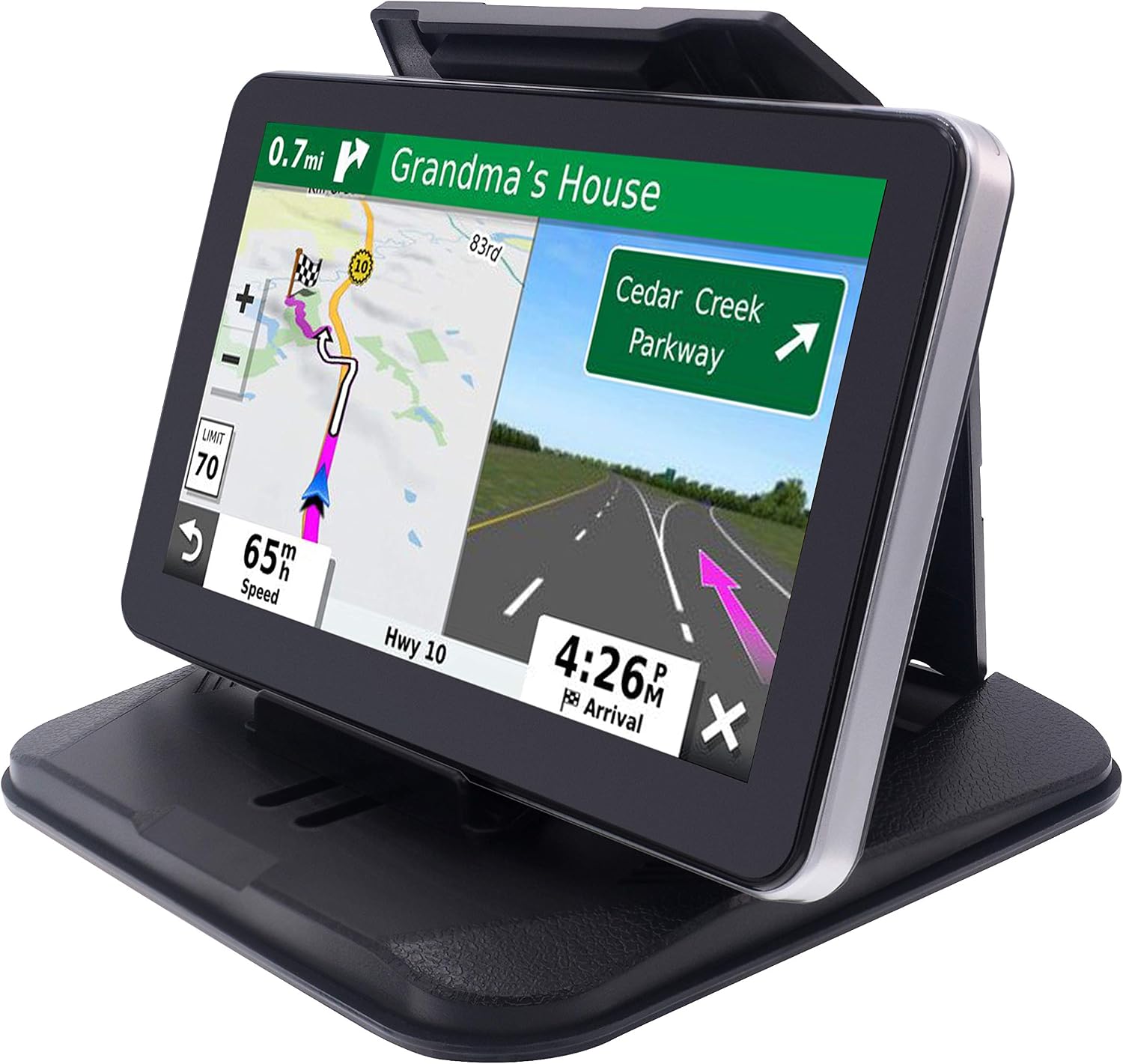 Dashboard GPS Phone Tablet PC Navigation Mount Holder Universal Fit