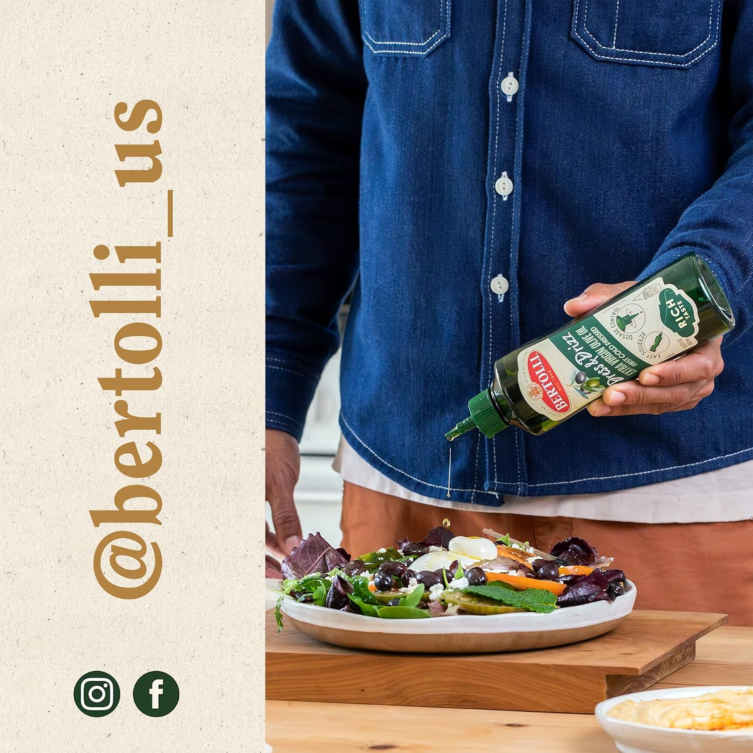 Bertolli Extra Virgin Olive Oil, Rich Taste, First Cold Pressed, 16.9 fl oz