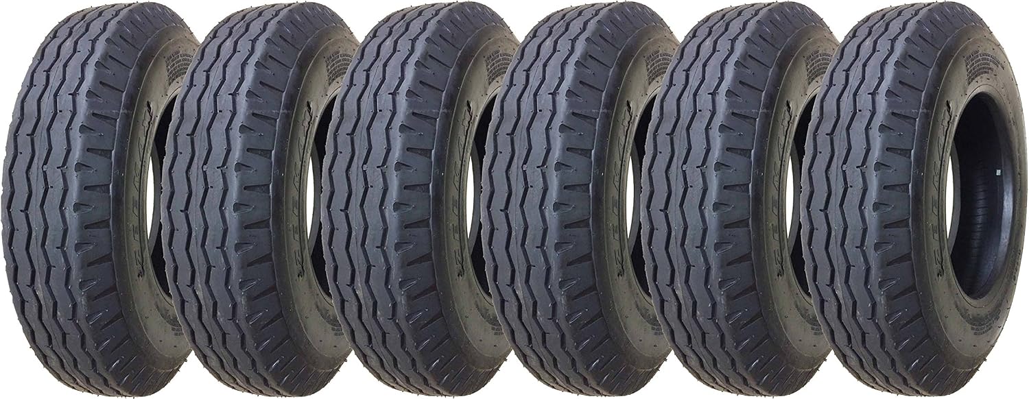 Zeemax TRUE Highway Trailer Tire 8-14.5 14Ply LR G Speed Rate K 68mph- Set6 | Load Range G