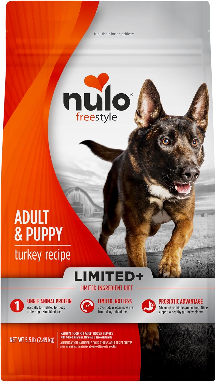 Nulo Freestyle Limited Ingredient Dry Dog Food for Small Breeds - High Protein Turkey Recipe, Natural Grain Free Dog Food for Food Sensitivities