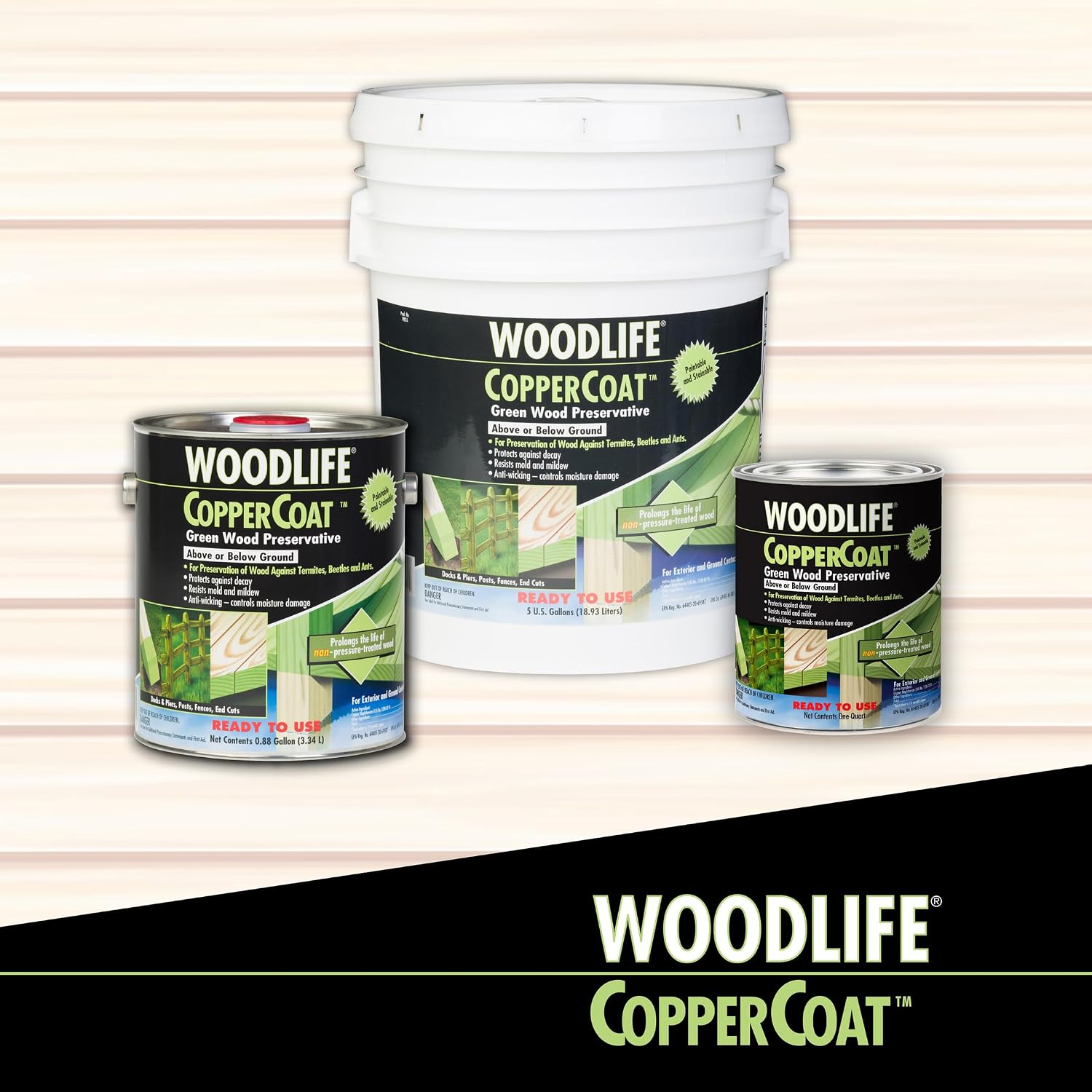 Rust-Oleum WOODLIFE 902 Wolman Classic Clear Wood Preservative-Above Ground, Quart, 0.95 Liters | Protects Against Rot & Decay, Above Ground Wood Protection, Clear Preservative Formula, Quart