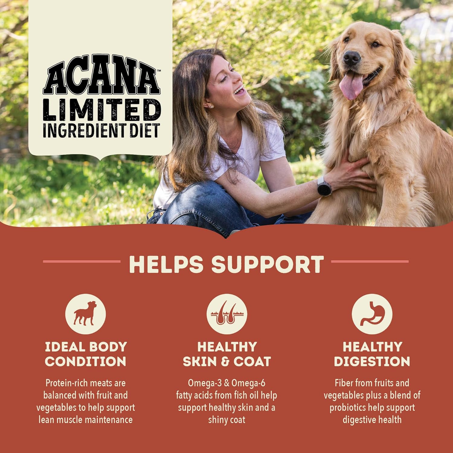 ACANA Singles Limited Ingredient Dry Dog Food Beef & Pumpkin 4.5lb Bag