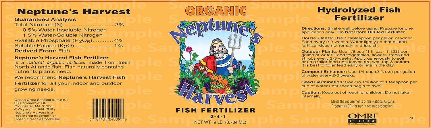 Fish Fertilizer Neptune's Harvest