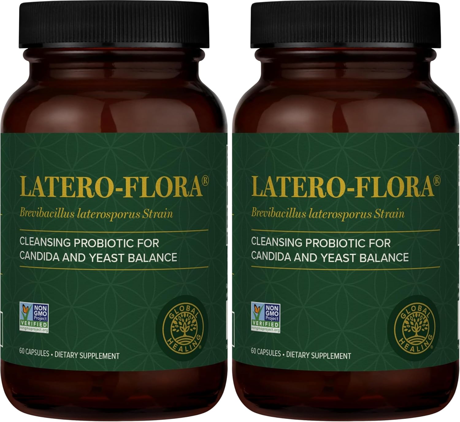 Latero-Flora Probiotic 60 count by Global Healing Center