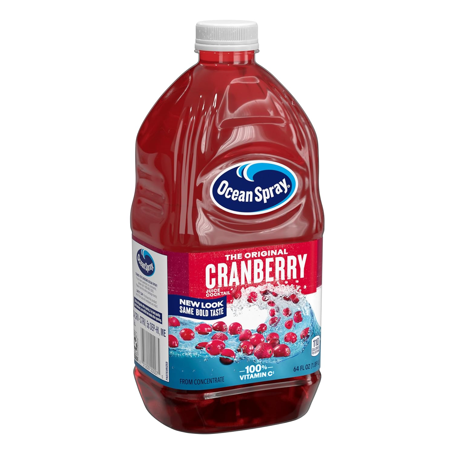 Ocean Spray® Cran-Apple™ Juice Drink, 64 Ounce Bottle, 8 Count | Ocean Spray® Cran-Apple™ Juice Drink, Made with Real Fruit Juice, 64 Fluid Ounce Bottle