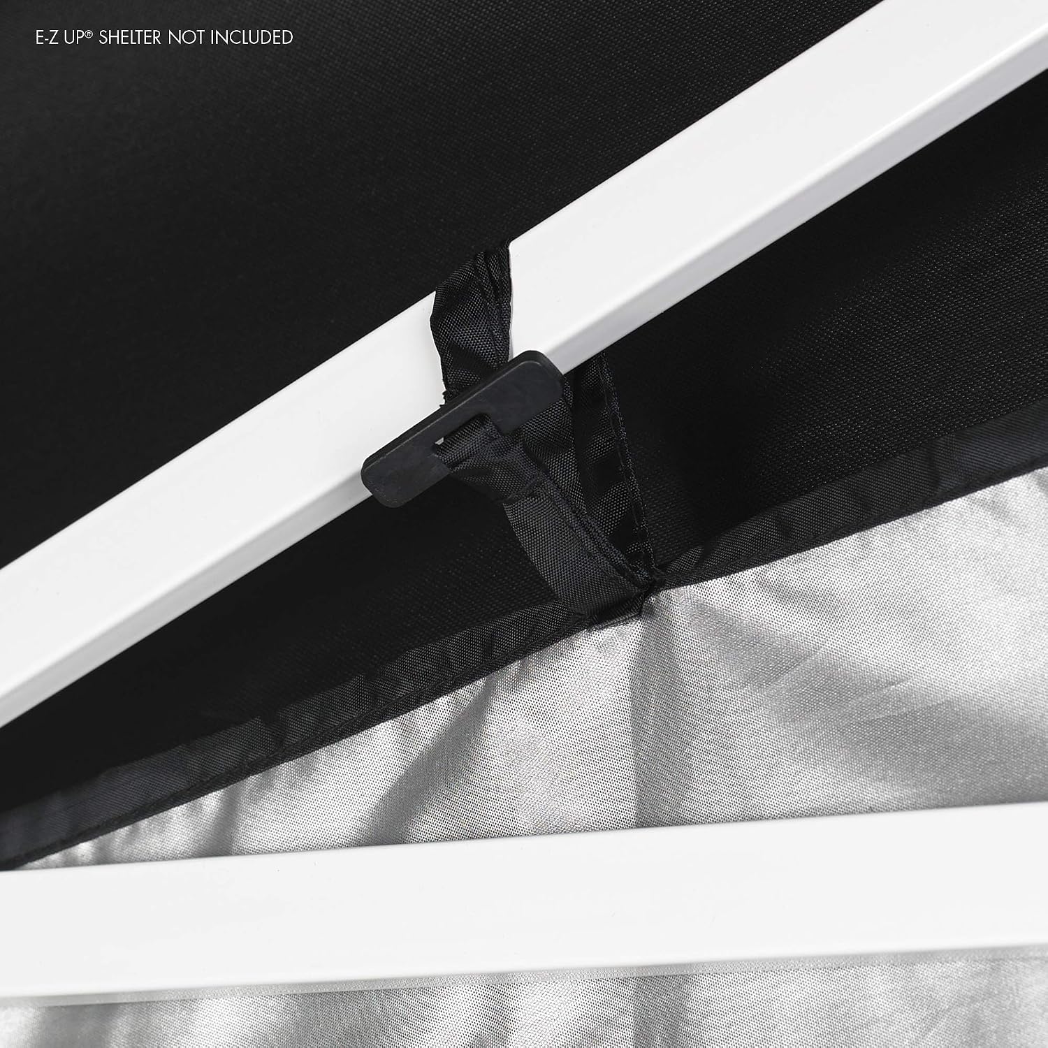 E-Z UP Food Booth Sidewall Kit, Set of 4, Fits 10' x 10' Straight Leg Canopy (Canopy/Shelter NOT Included), Includes 2 Roll-Up Serving Windows