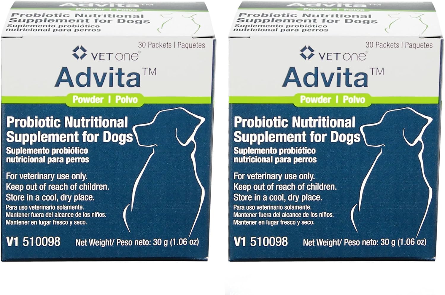 VetOne Advita Probiotic Nutritional Supplement for Dogs - 30 Packets