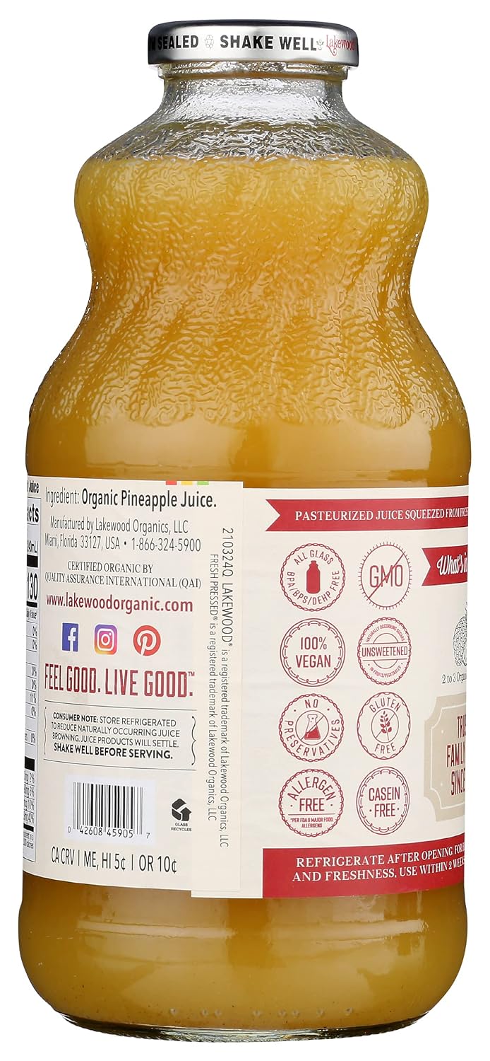 Lakewood Organic Black Cherry Concentrate Juice, 12.5 Ounce (Pack of 6)