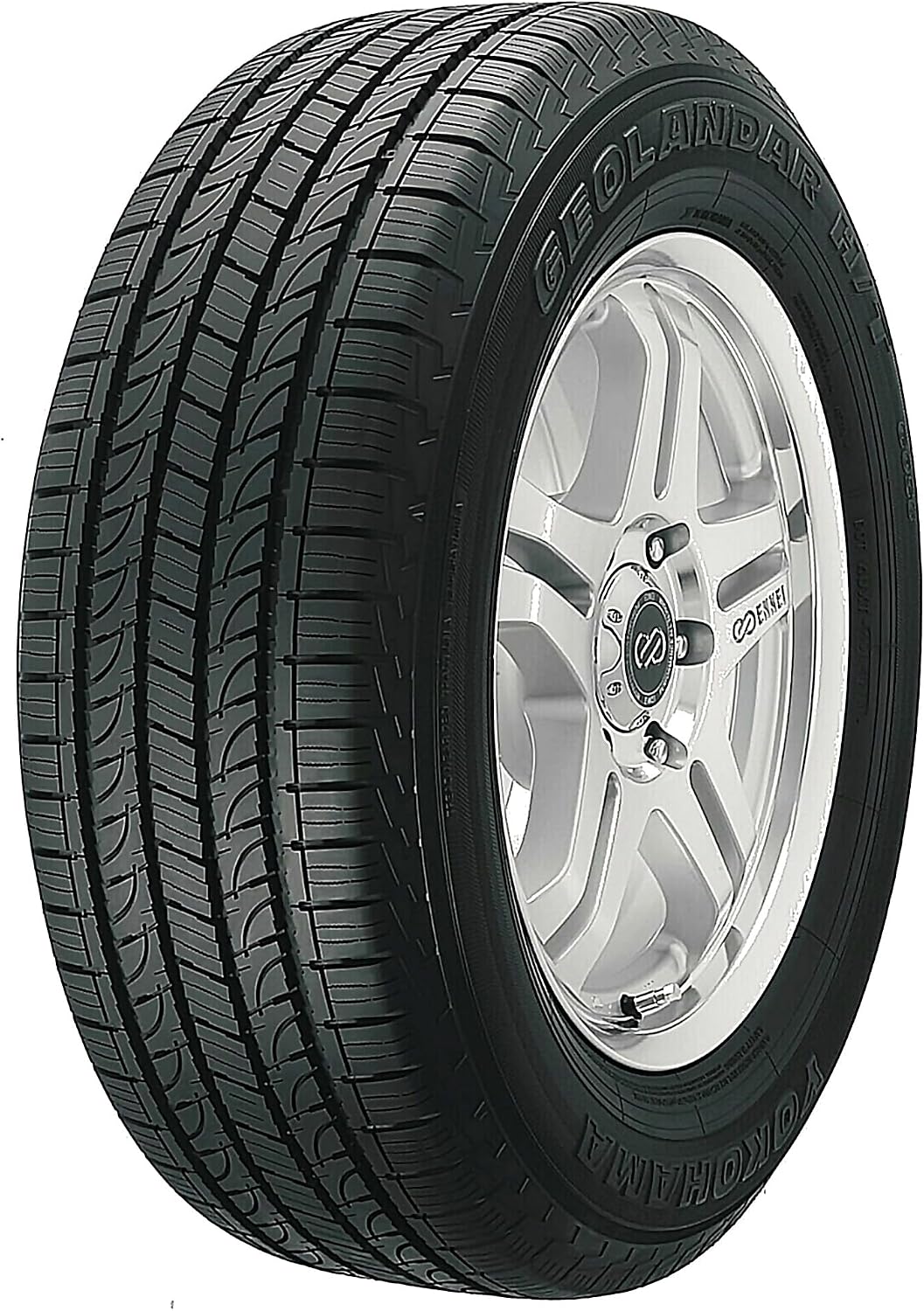 Yokohama GEOLANDAR H/T G056 All-Season Radial Tire - 245/60R18 104H | Truck/SUV Highway All Season Traction 104H Rated Standard Load Radial Construction Black Sidewall Tire