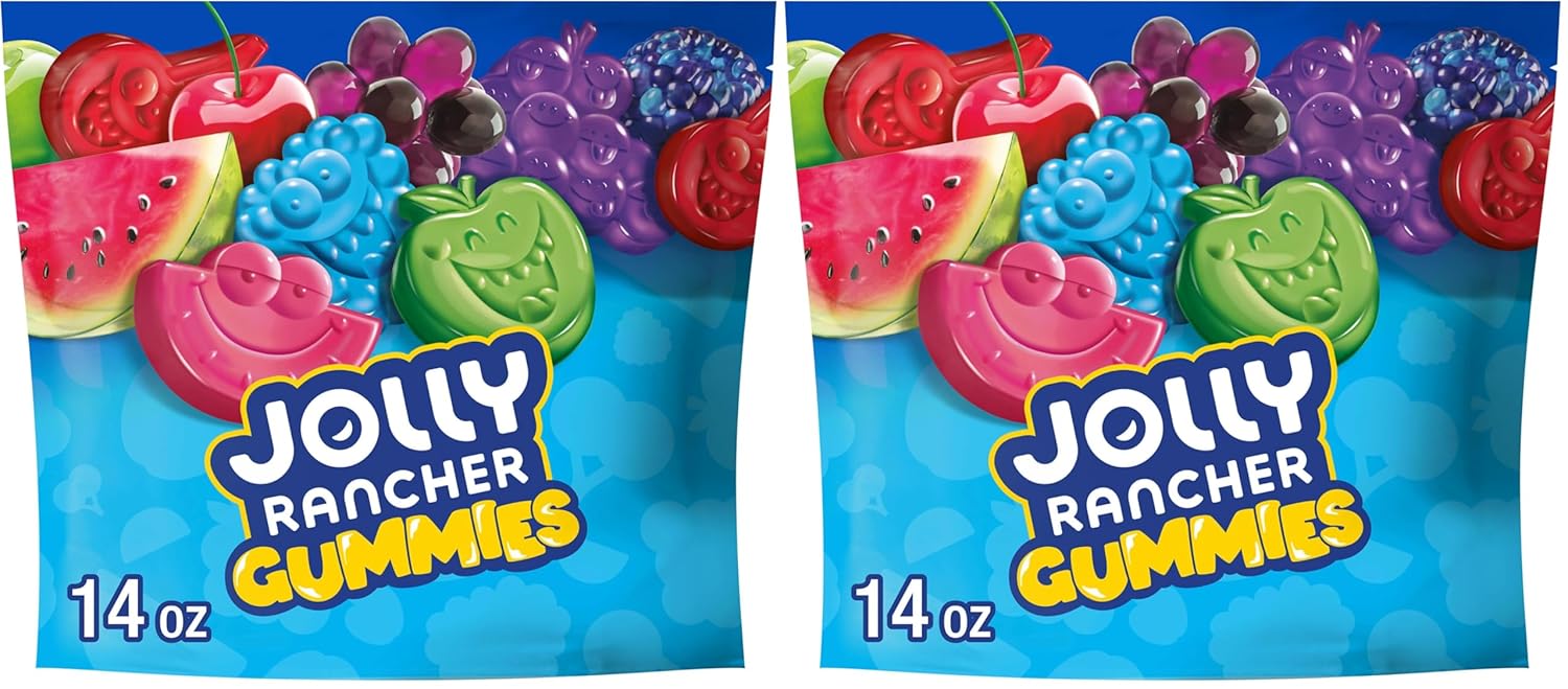 JOLLY RANCHER Gummies Original Fruit Flavored Gummy Candy Box, 3.5 oz