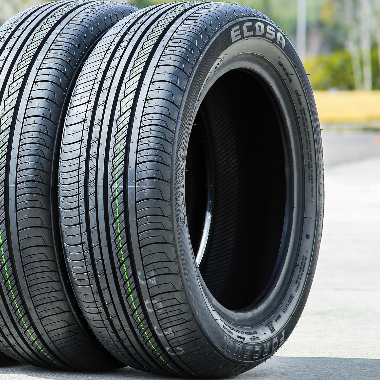 Forceum Ecosa All-Season Passenger Car Touring Radial Tire-175/70R14 175/70/14 175/70-14 84T Load Range SL 4-Ply BSW Black Side Wall UTQG 400AA