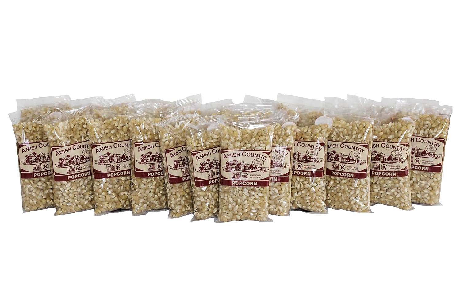 Amish Country Popcorn | 6 lb Bag | Medium White Popcorn Kernels | Old Fashioned, Non-GMO and Gluten Free (Medium White - 6 lb Bag)
