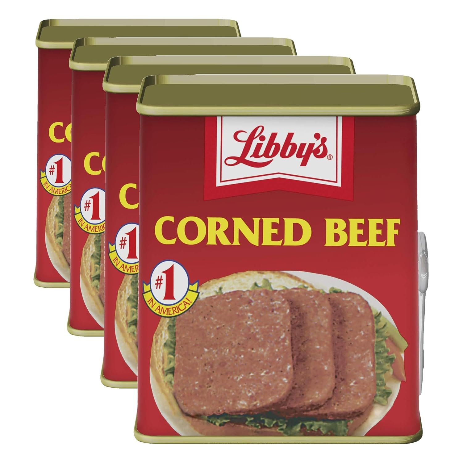 Libby's Corned Beef, Ready to Eat Canned Meat, 14g Protein Per Serving, 12 oz. Can