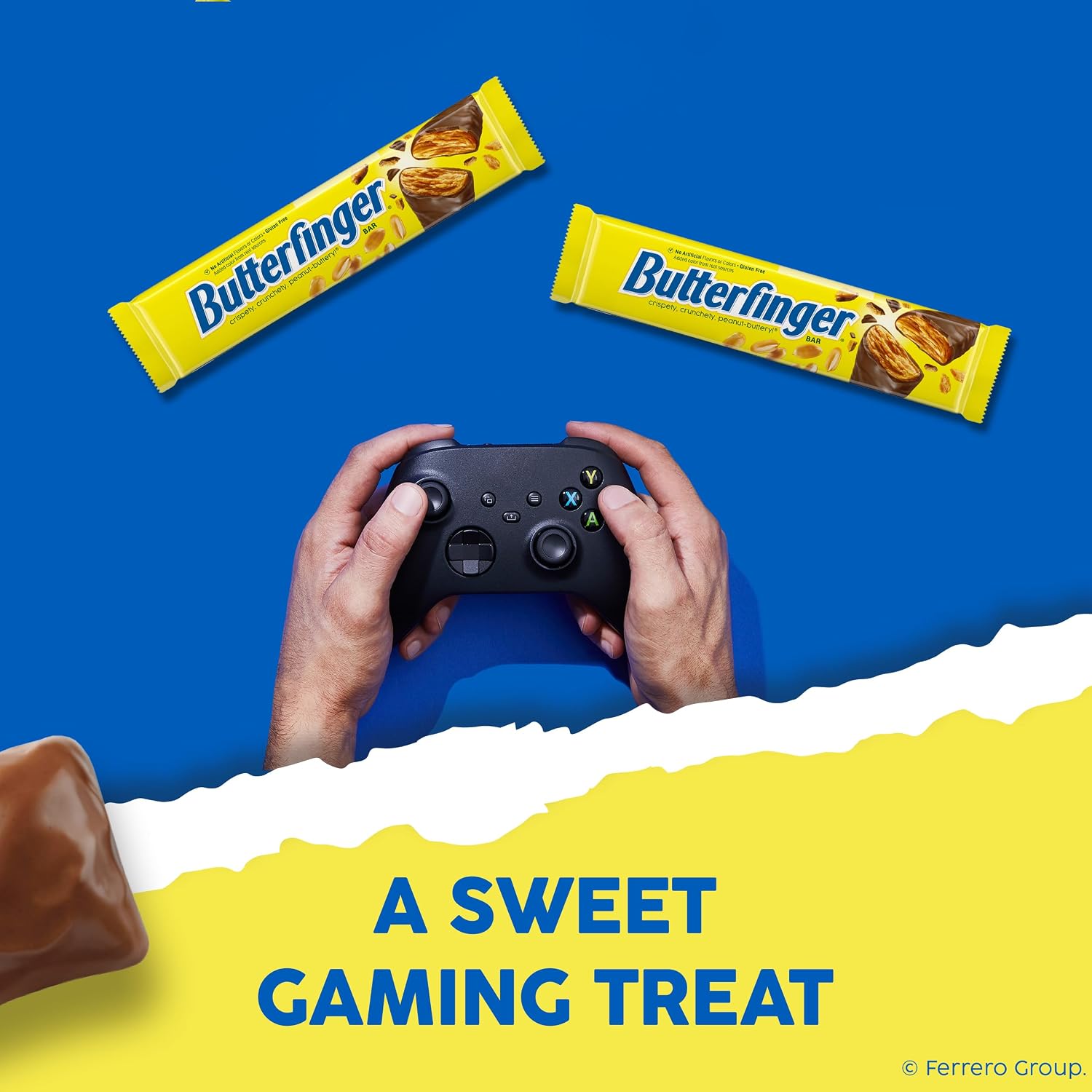 Butterfinger Full Size Candy Bar, 18 Count, Crispety Crunchety Peanut-Buttery On-The-Go Sweet Treat, 1.9 oz Each