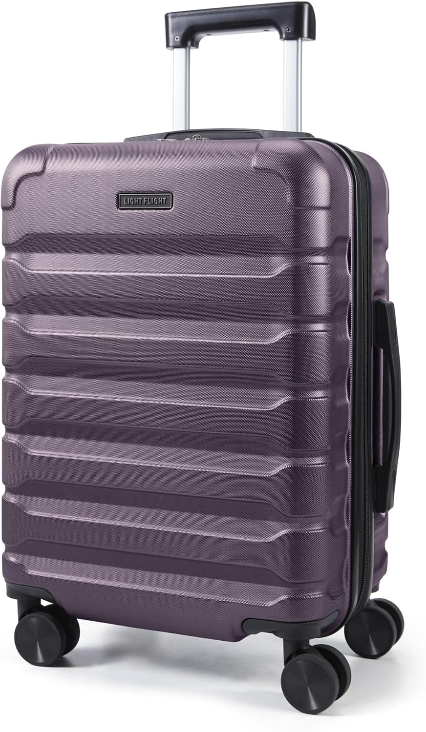LIGHT FLIGHT Carry On Luggage, 20" Carry-On Suitcase, Deep Green | 20" Expandable Carry On Suitcases with Wheels, Lightweight Luggage, Durable Hard ShellRolling Suit Case for Men Women Travel