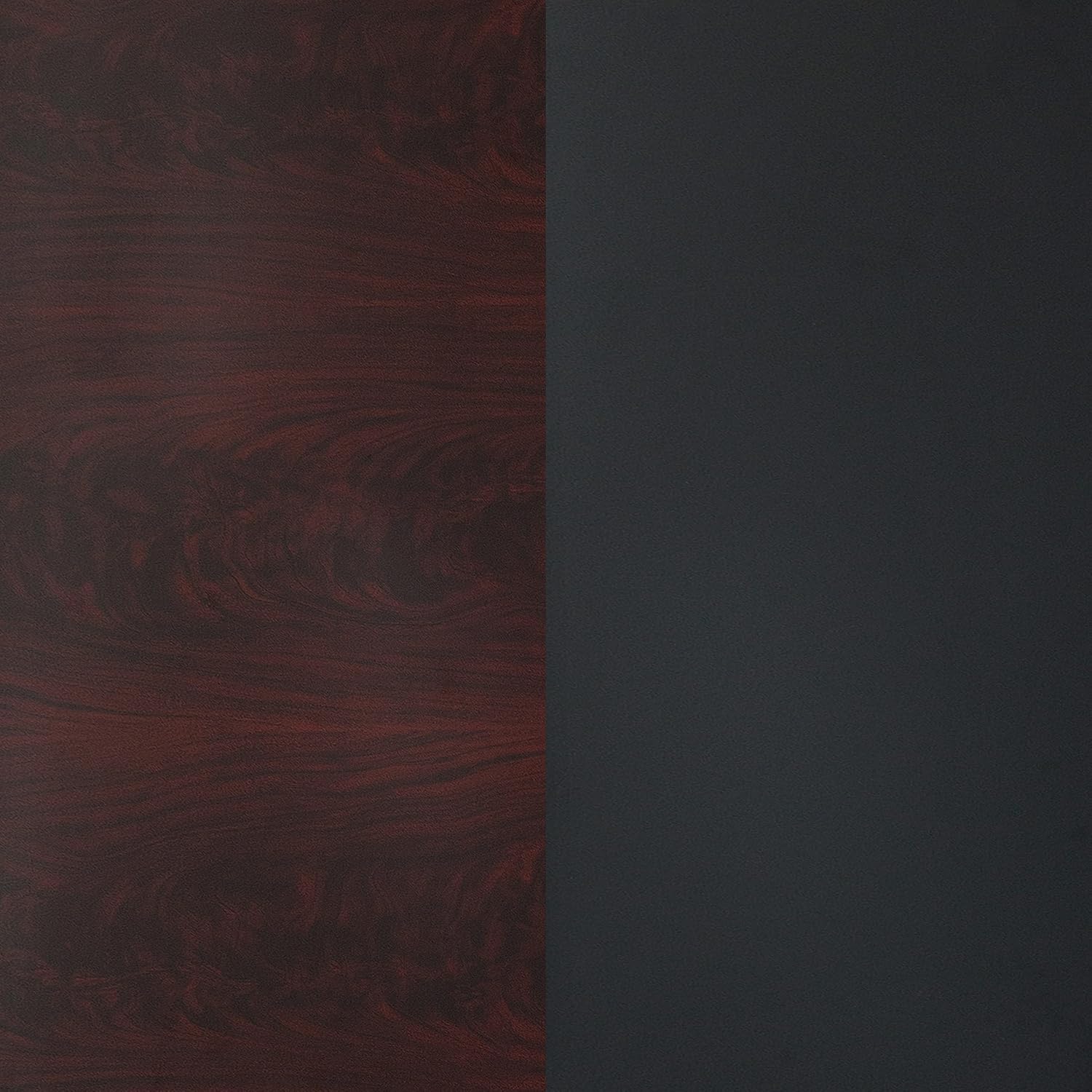 Flash Furniture 30x24" Reversible Table Top, Black/Mahogany | Reversible Laminate Top, Durable Construction, Commercial Use