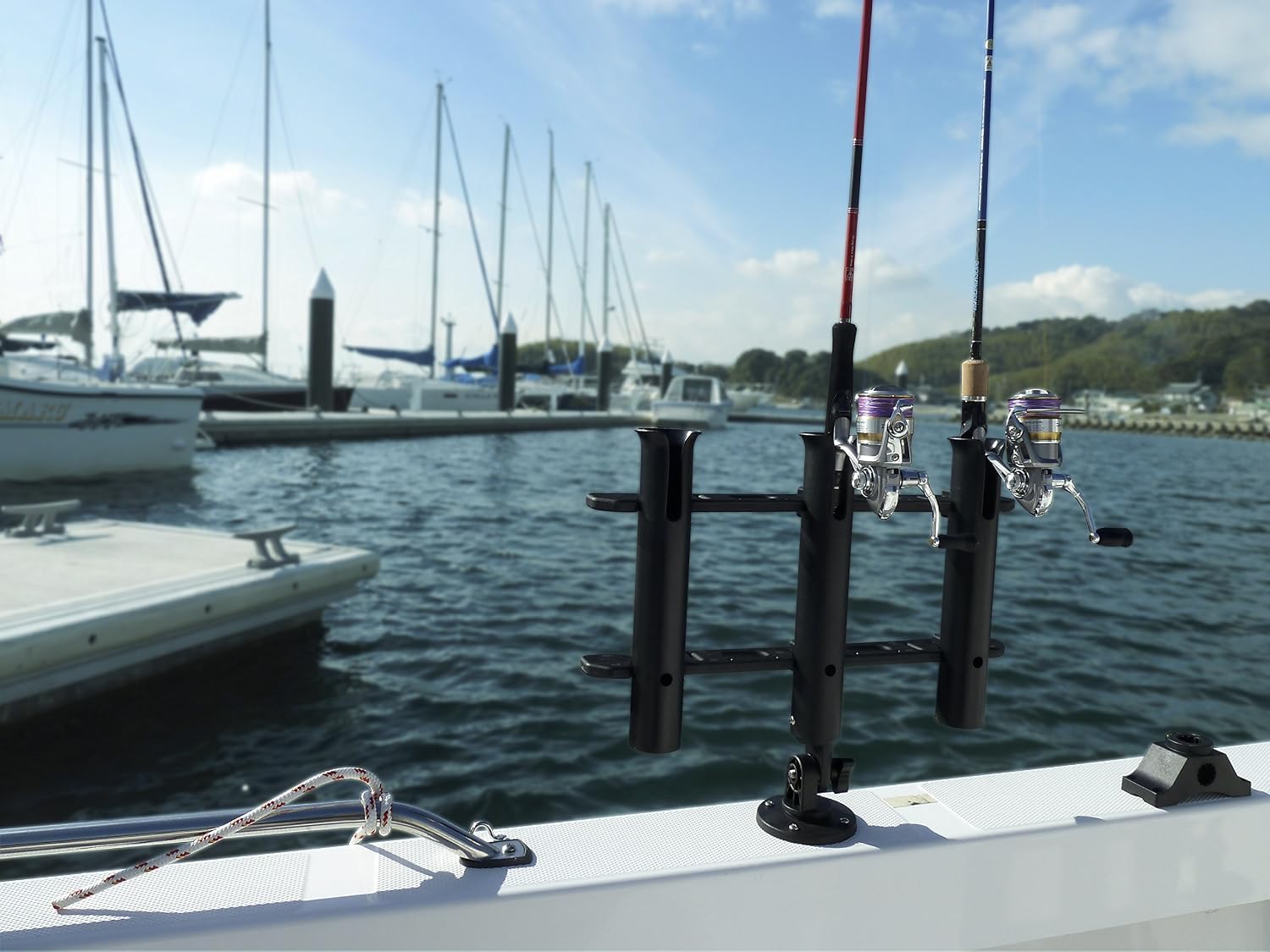 Brocraft Triple Fishing Rod Holder for Kayak