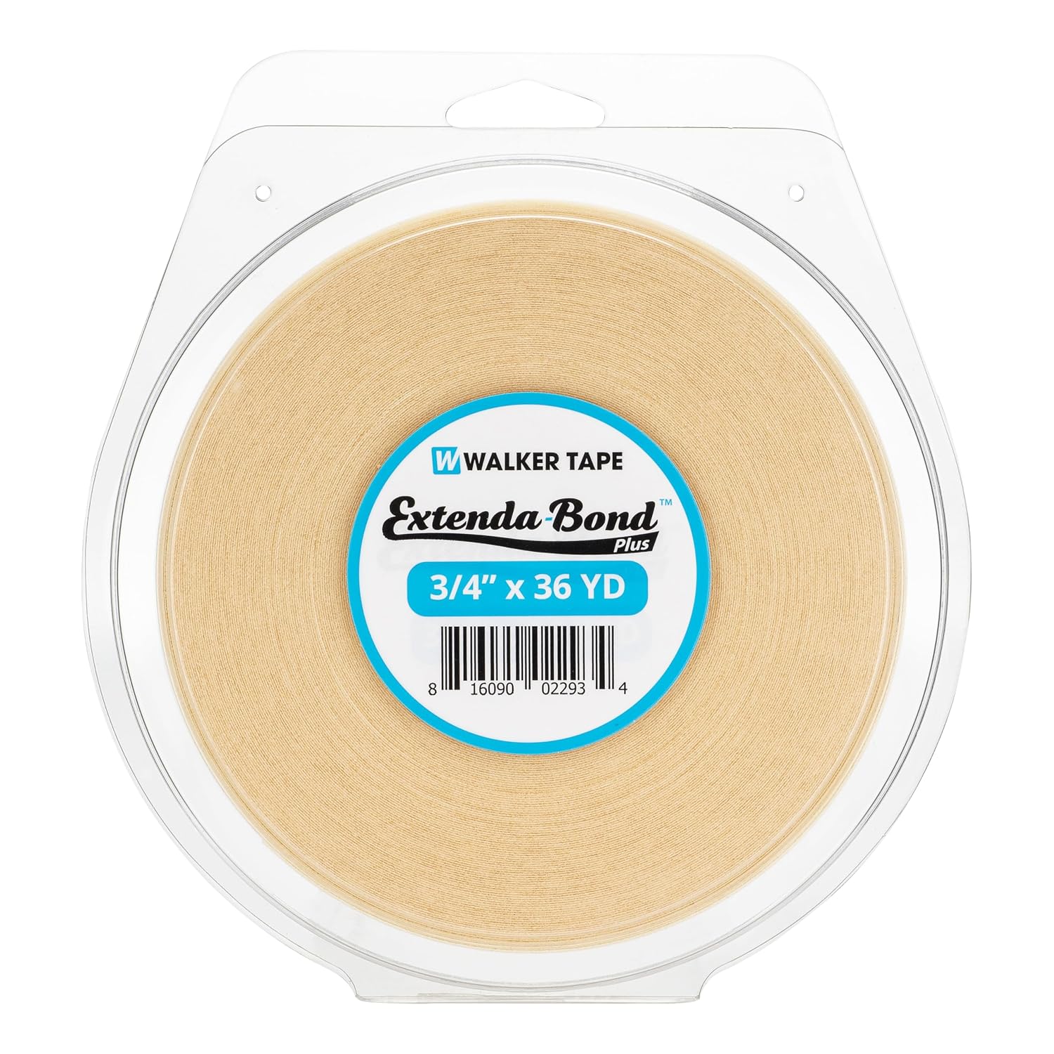 Walker Tape Extenda-Bond Plus Mini Tabs 3/4" x 1 1/2", Breathable Double Sided Wig Tape for Lace Systems, Toupees, and Tape in Hair Extensions Human Hair, Long Wear Hairpiece Tape, 42 Pieces