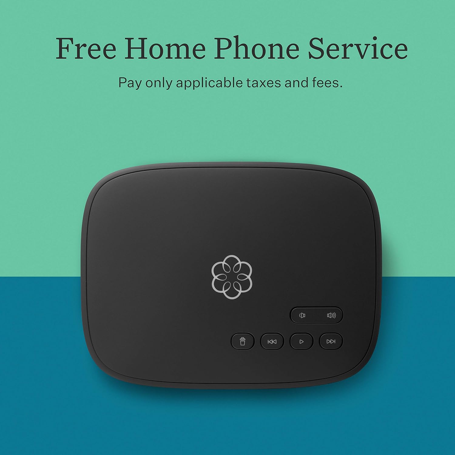 Ooma Telo VoIP with 3 HD3 Handsets Complete Home Phone System for Unlimited Nationwide Calling, Mobile App Access