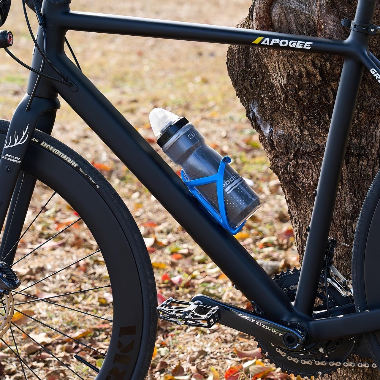 Corki Bike Water Bottle Holder, Bicycle Water Bottle Cage Black 2-Pack