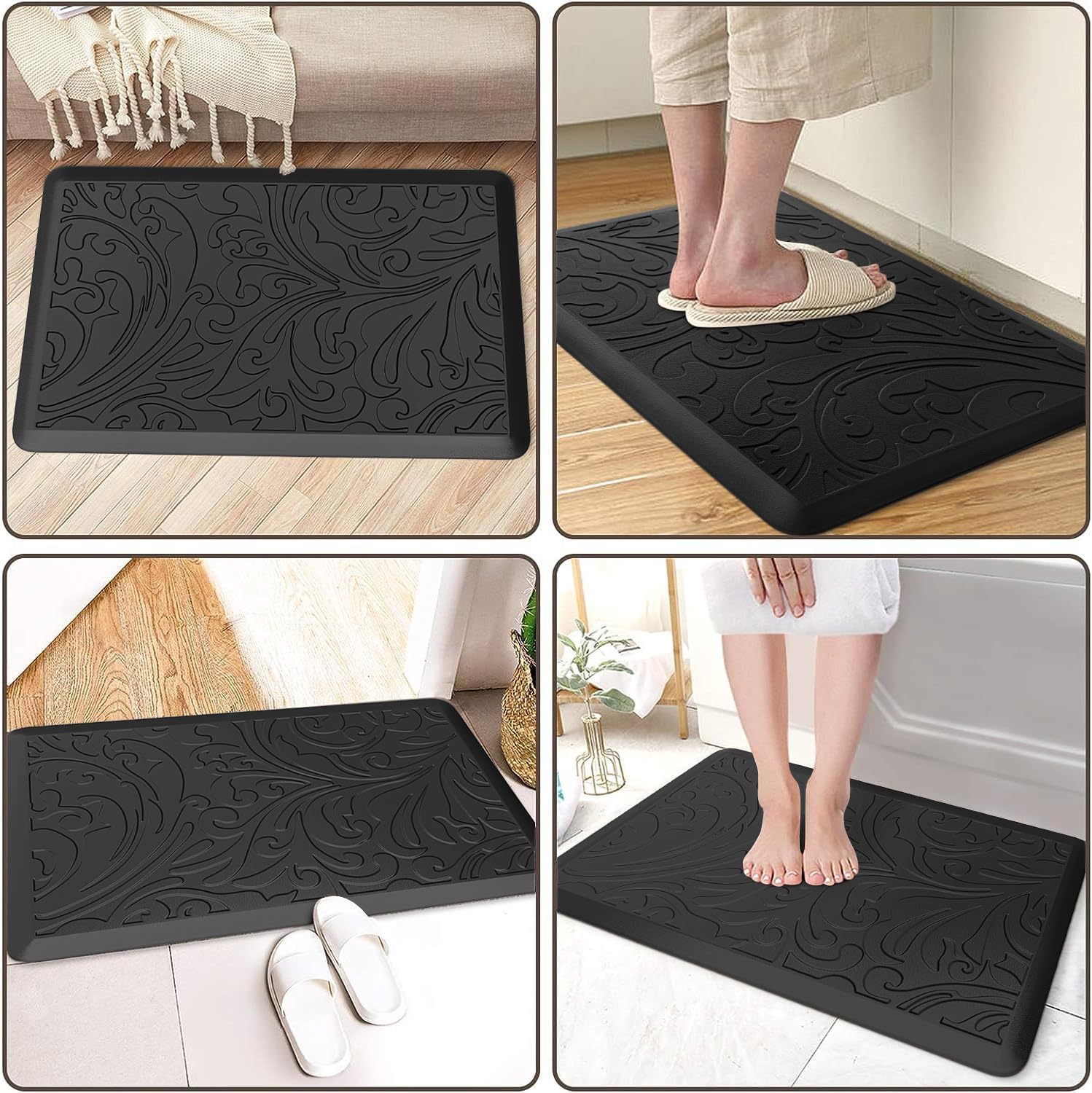 Kitchen Mat Cushioned Anti-Fatigue Comfort Standing Mat Rug for Home,Office