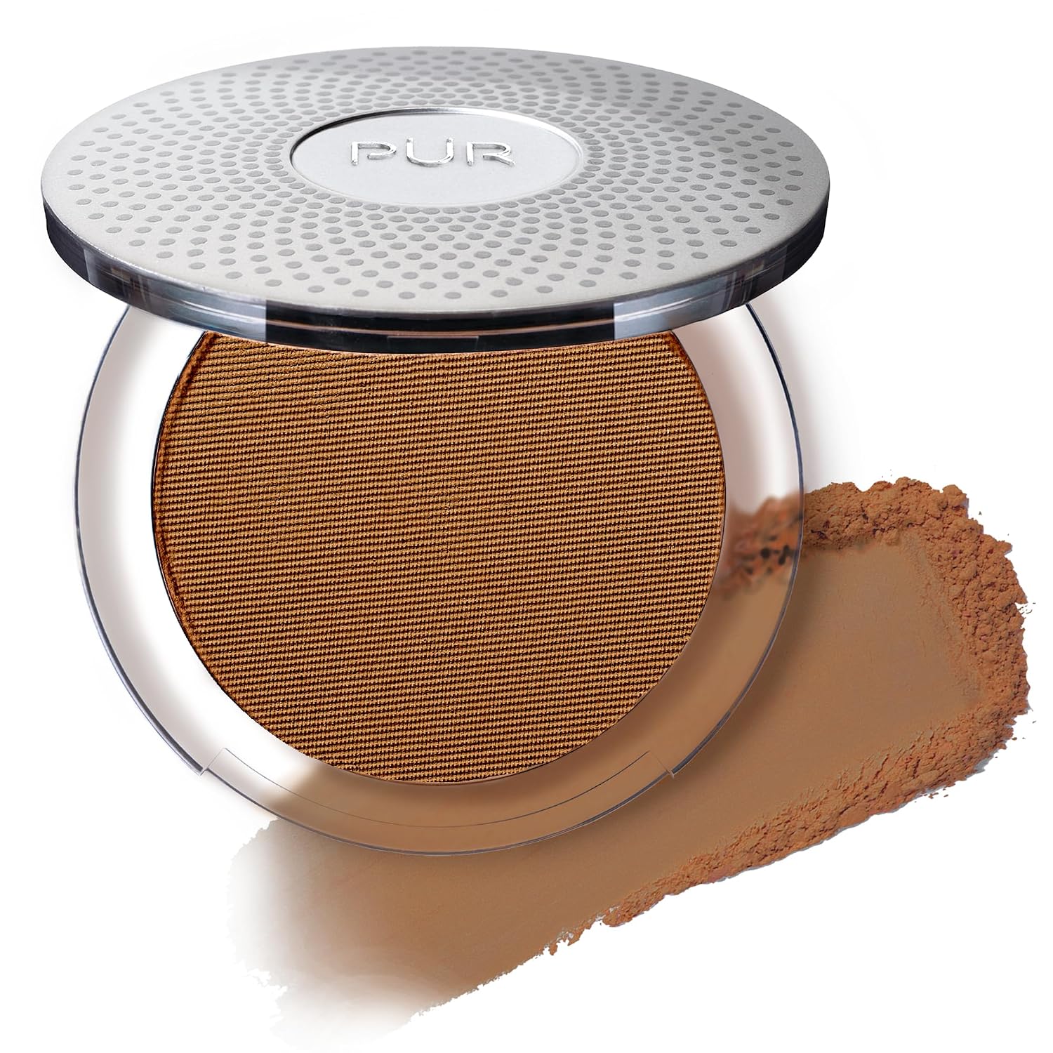 PÜR 4-in-1 Pressed Mineral Makeup Powder Foundation with SPF 15 | Buildable Foundation Coverage - Smooth, Even-Looking Complexion Makeup Delivers Custom Coverage and Comfortable Everyday Wear