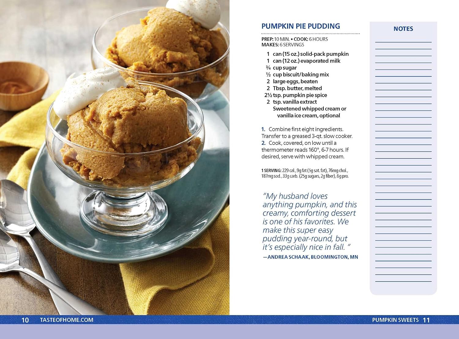 Taste of Home Pumpkin Mini Binder: 101 Fall Recipes for Desserts, Soups, and More (TOH Mini Binder)