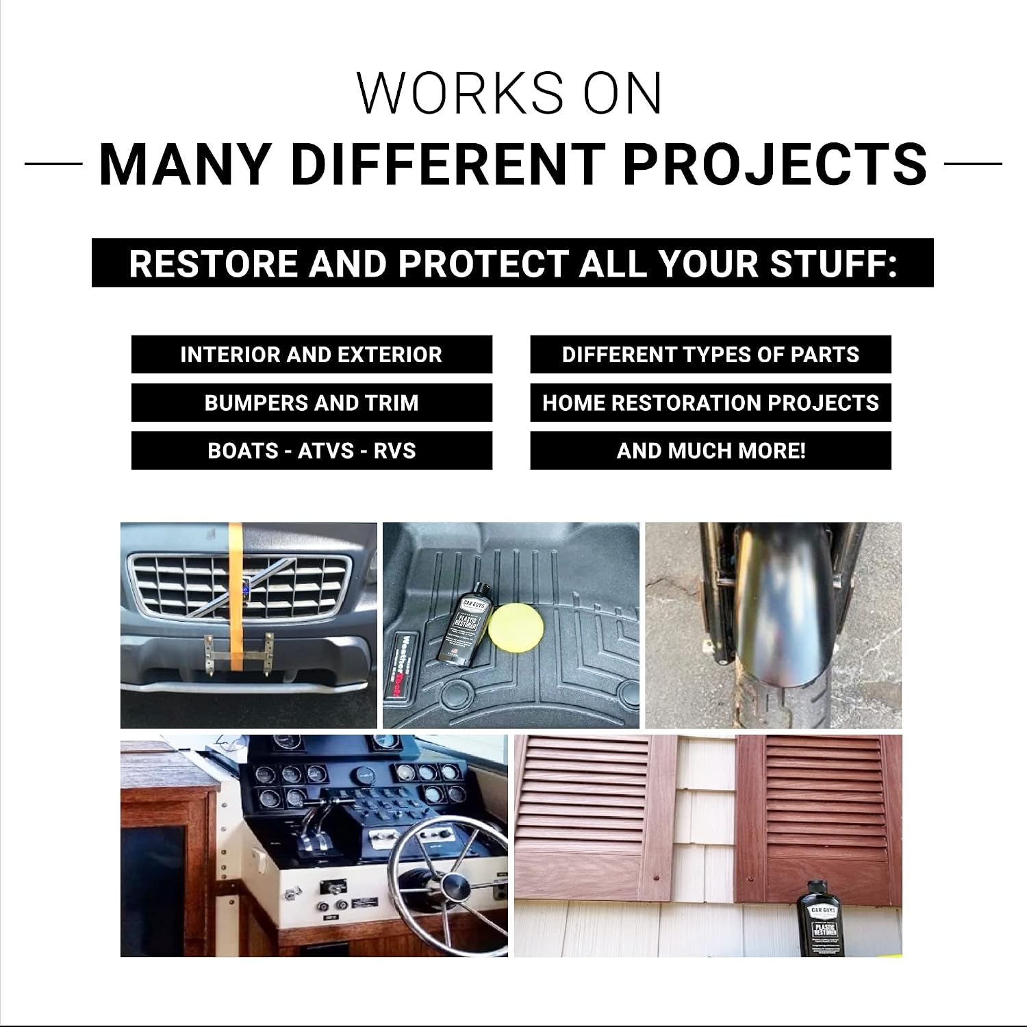 CarGuys Plastic Restorer | Bring Plastic, Rubber