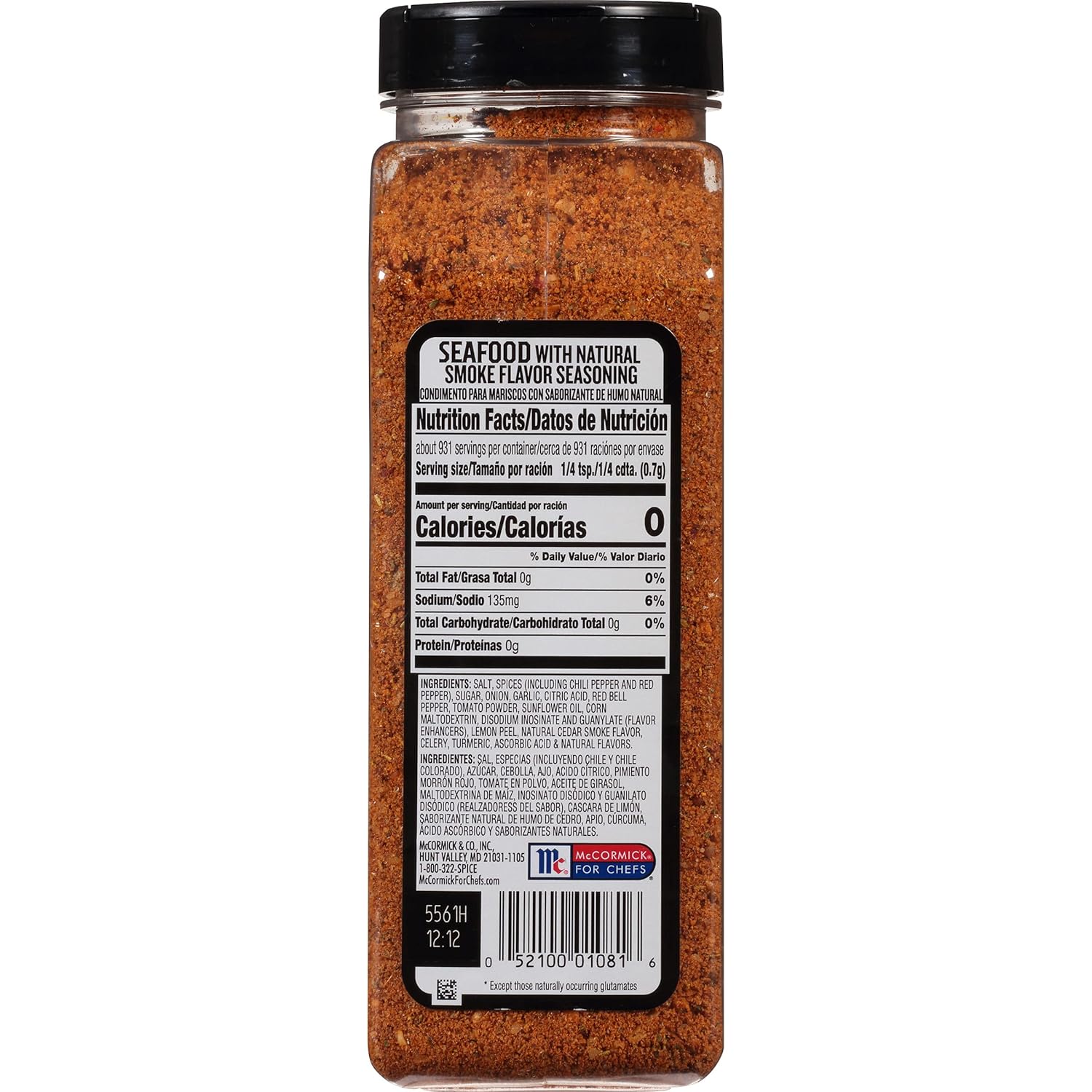 McCormick Grill Mates Seafood Seasoning, 23 oz - One 23 Ounce Container of Fish Seasoning, Enhancing Flavor of Seafood, Beef, Poultry