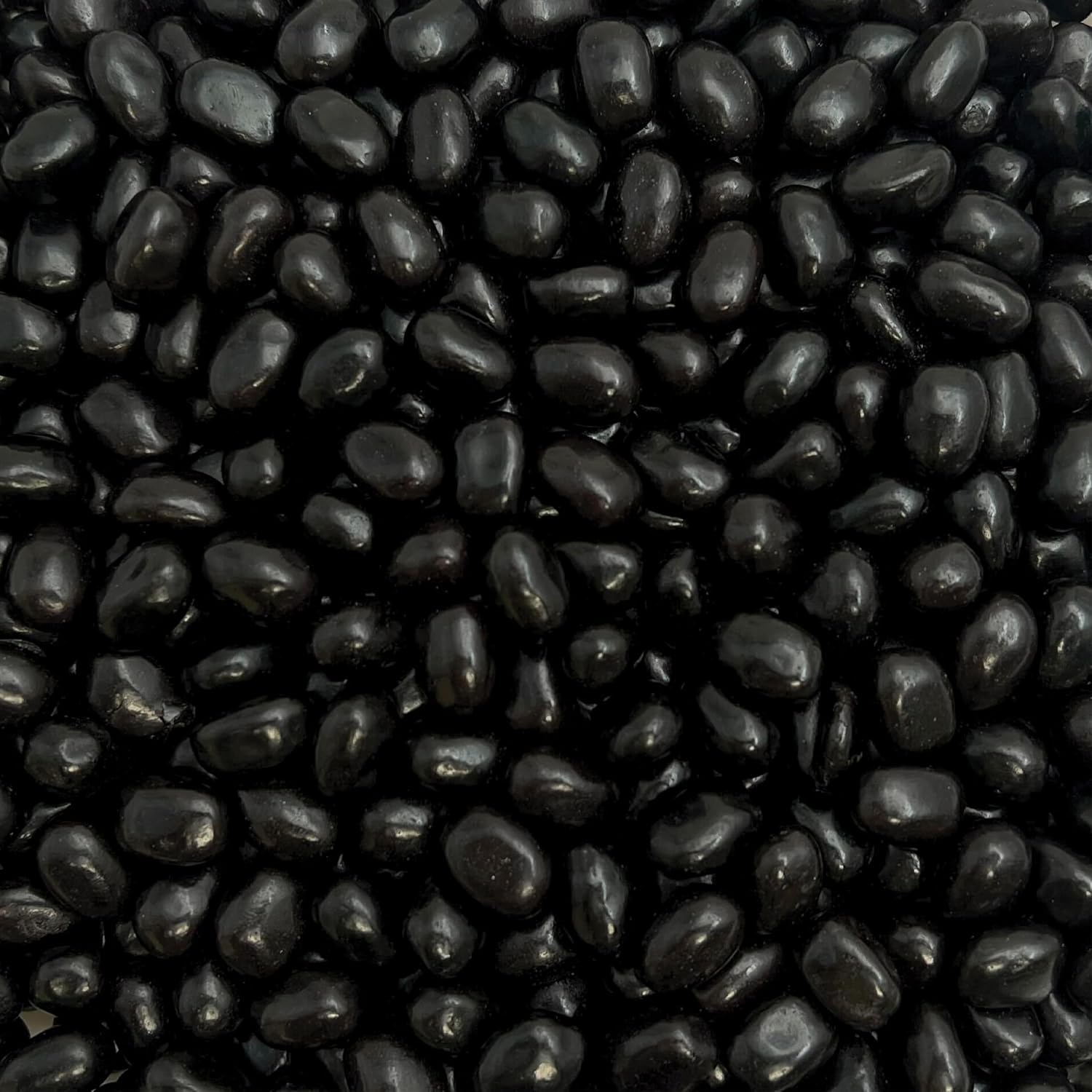 Black Licorice Jelly Beans, Chewy Candy - 3 Lb Pack