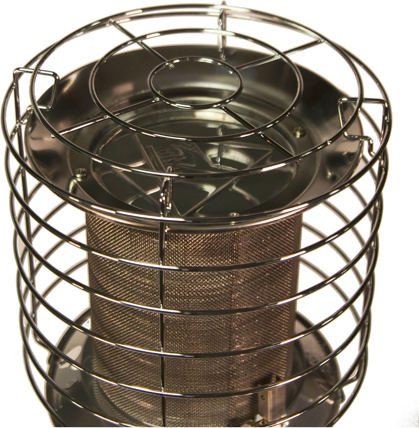 Dura Heat TT-360 Propane(LP) 360 Degree Tank Top Heater, Length: 8.9in, Width: 8.9in, Height: 20.24in,Silver