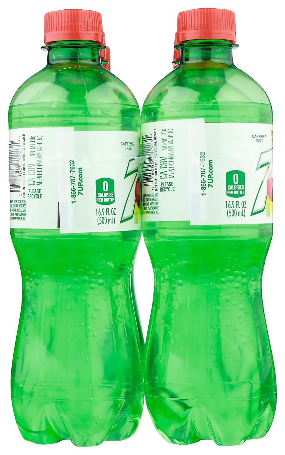 7UP Lemon Lime Soda, Naturally Flavored and Caffeine Free, 2 Liter Bottle