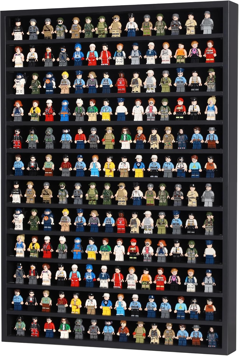 DisplayGifts Open Front Hot 1:64 Scale Toy Cars Wheels Matchbox Display Case Die-cast Model Cars Storage Cabinet - NO Door Cover in The Front